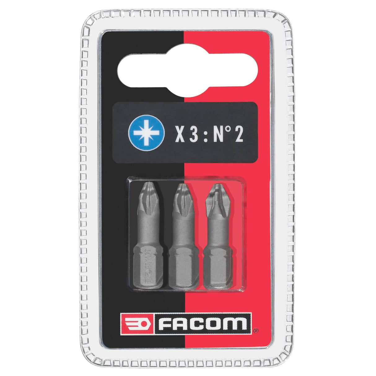 Sätze mit 3 High Perf` Bits Serie 1 für Pozidriv®-Schrauben
