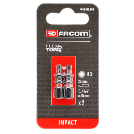 ENH.1 - IMPACT-FLEXRORQ-Bits 5/16" für Sechskant-Schrauben - 25 mm, 2 Stk.