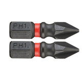 ENP.1 - IMPACT-FLEXRORQ-Bits 1/4" für Phillips®-Schrauben - 25 mm, 2 Stk.