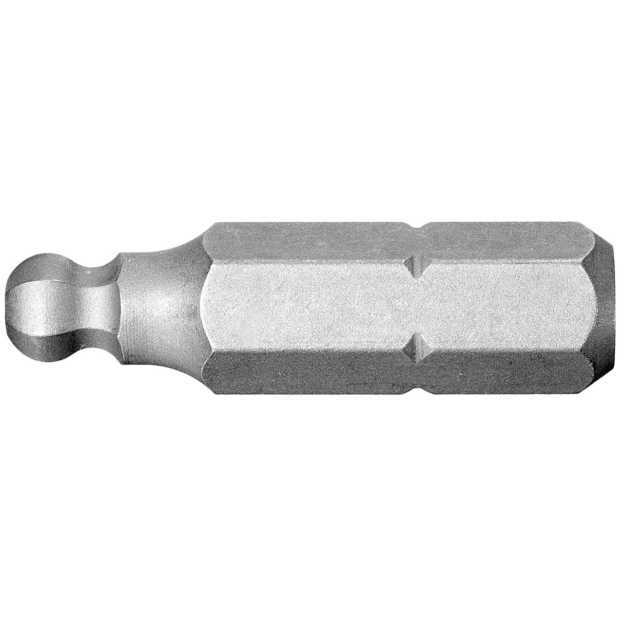 ETS.10 - Standard-Bits Serie 1 mit Kugelkopf für Innensechskantschrauben, Antrieb Außensechskant 1/4"