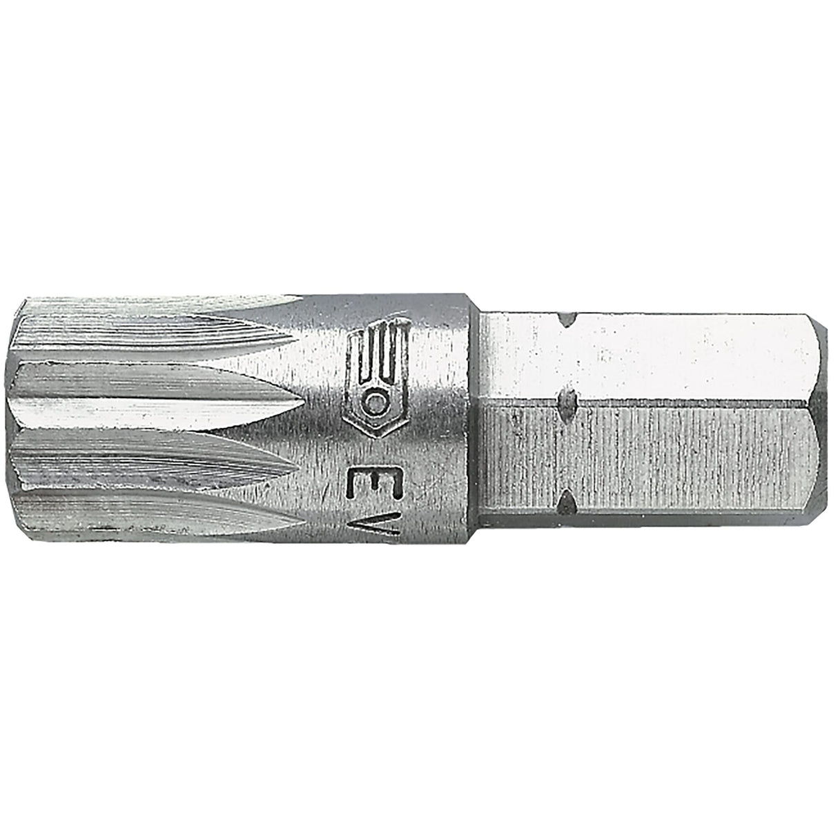 EV.1 - Standard-Bits Serie 1 für Schrauben mit XZN®-Vielzahnprofil, Antrieb Außensechskant 1/4"