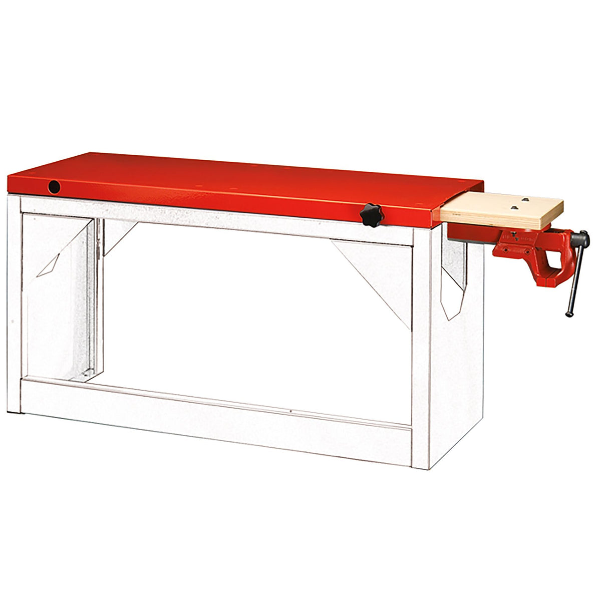 Verlängerbare Arbeitsfläche Mit Schraubstock 1310mm