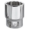 J. -Steckschlüssel 3/8", 12-kant, zöllig