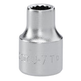 J.T - START 12-kant Steckschlüssel 3/8", metrisch