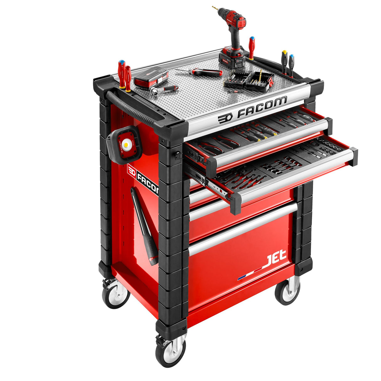 JET.6M3A - JET Werkstattwagen mit 6 Schubladen, passend für 3 Module pro Schublade