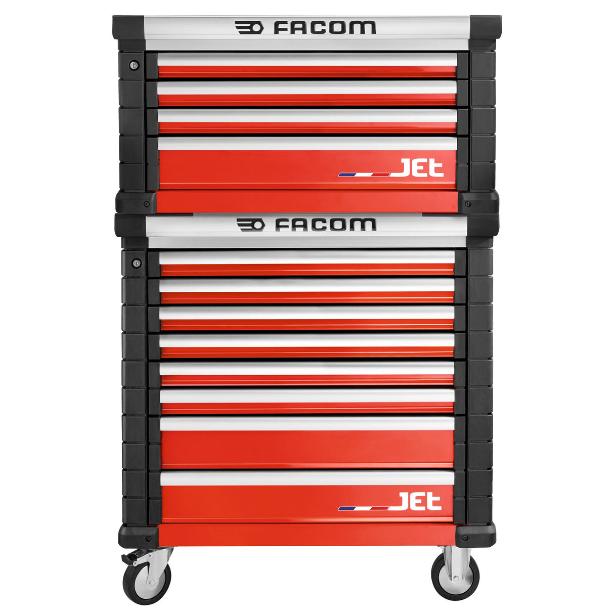 JET.8M4A - JET Werkstattwagen mit 8 Schubladen, passend für 4 Module pro Schublade