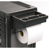 Magnetisches Tablett mit Vertiefungen + Papierrollenhalterung