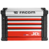 JET.C4M3A - JET Werzkzeugtruhen mit 4 Schubladen, passend für 3 Module pro Schublade