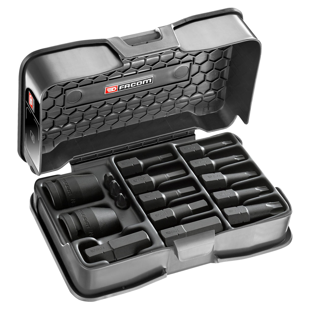 Set mit 11x 6-Kant-Steckschlüsseln 1/4" zöllisch