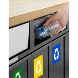 Set mit 5 Recyclingbehältern