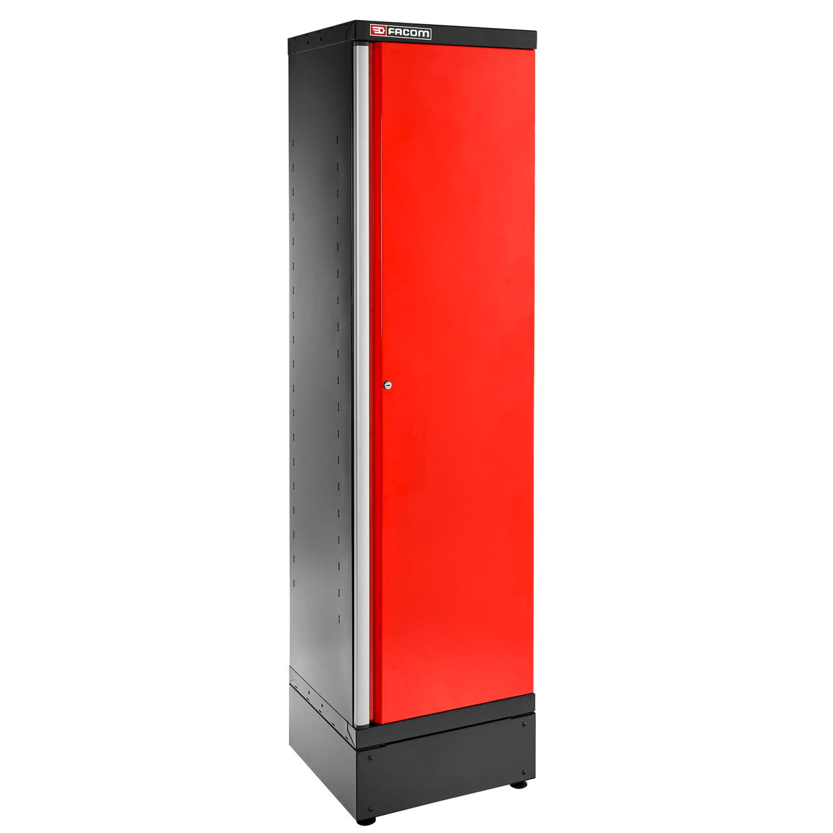 Schrank 2m Einzeltür, Rot