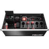 Doppelunterschrank mit 6 Schubladen + 1 Powerschublade, Rot