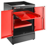 Einzelunterschrank 2 Türen, Rot