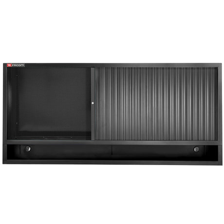 3fach Aufsatzschrank+Rollade, Schwarz