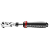 Dichte Hochleistungs-Umschaltknarre 3/8" mit verriegelbarem Teleskopgriff