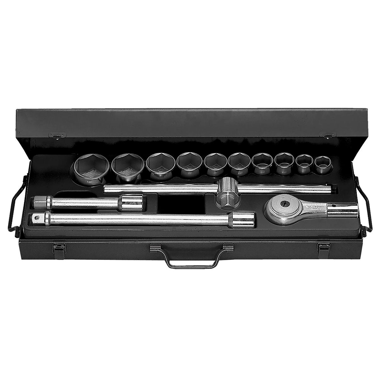 Steckschlüsselsortiment 3/4", 6-Kant, metrisch -