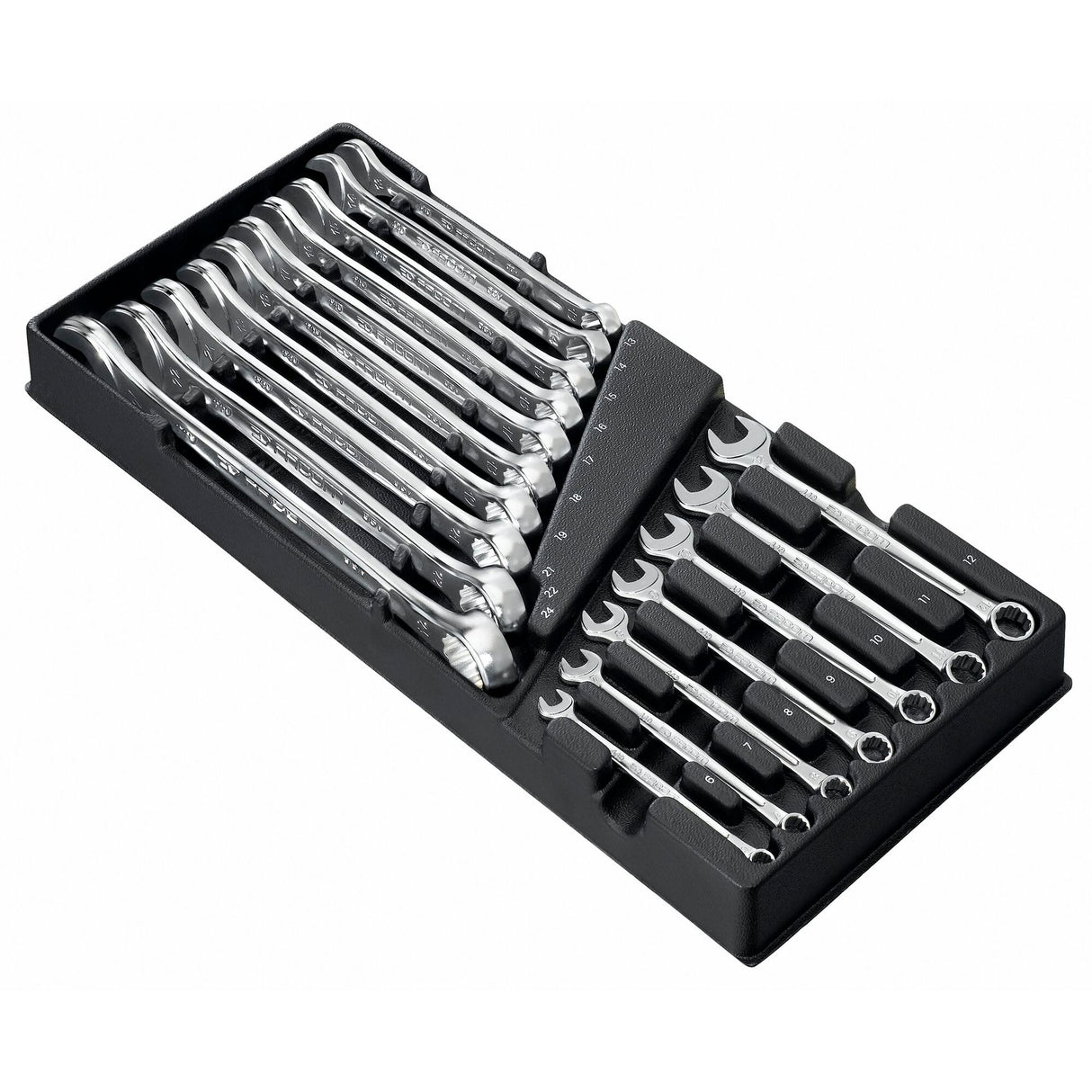 Kunststoffmodul XL -  Ring-Maulschlüssel  Serie 440, 17-tlg.