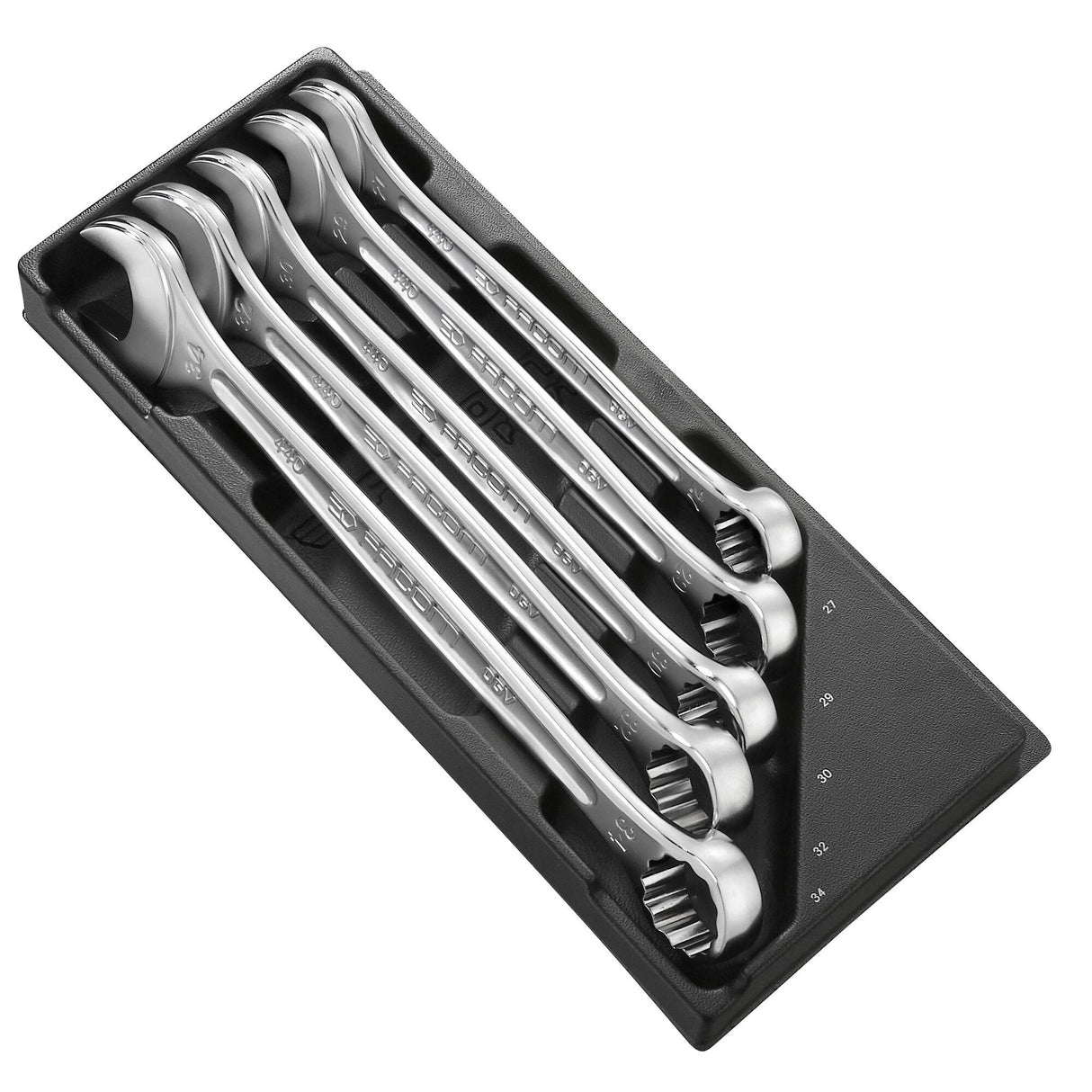 Modul mit 5 OGV® Gabel- Ringschlüsseln, große Abmessungen,