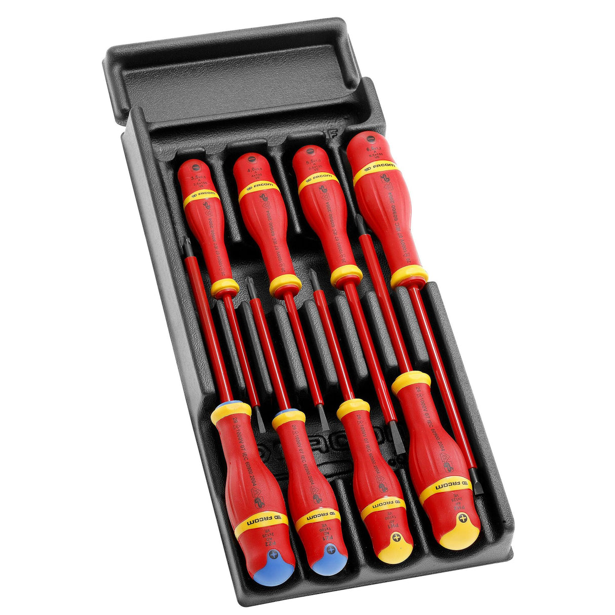 Modul mit 8 PROTWIST® Schraubendrehern, 1000 V isoliert