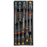 Kunststoffmodul XL -  10 PROTWIST® Schraubendreher, Phillips® u. Pozidriv®
