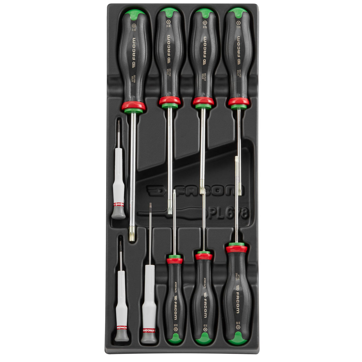 Kunststoffmodul XL -  7 PROTWIST® Schraubendreher, Resistorx® u. 3 Handschrauber, TORX®