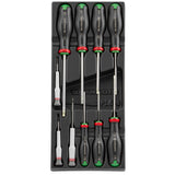 Kunststoffmodul XL -  7 PROTWIST® Schraubendreher, Resistorx® u. 3 Handschrauber, TORX®