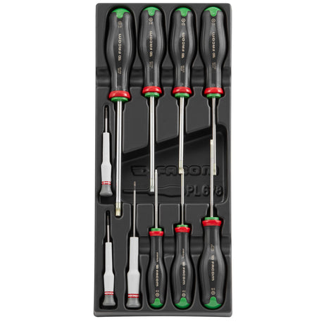Kunststoffmodul XL -  7 PROTWIST® Schraubendreher, Resistorx® u. 3 Handschrauber, TORX®