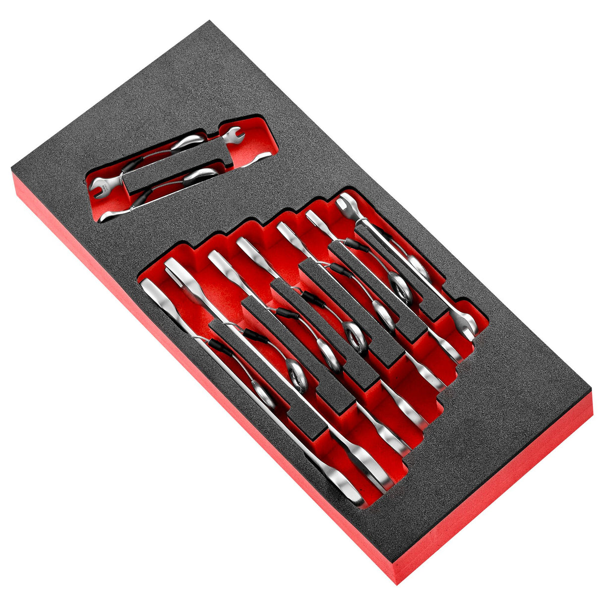 Schaumstoffmodul mit 9 Gabelschlüsseln von 6 bis 24 mm - SLS