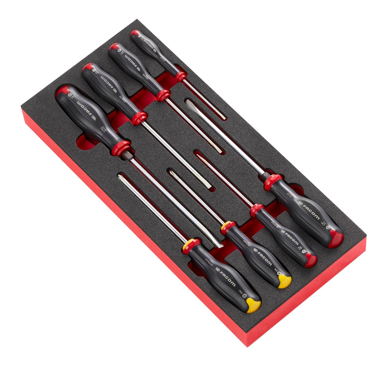 Schaumstoffmodul - 26 Schraubendreher und 3 Micro-Tech®  Handschrauber