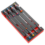 Schaumstoffmodul - 8 PROTWIST® Schraubendreher (Schlitz, 6-kant, Philips®)
