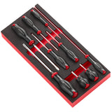 Schaumstoffmodul - 8 PROTWIST® Schraubendreher (Schlitz, Philips®, Pozidriv® )