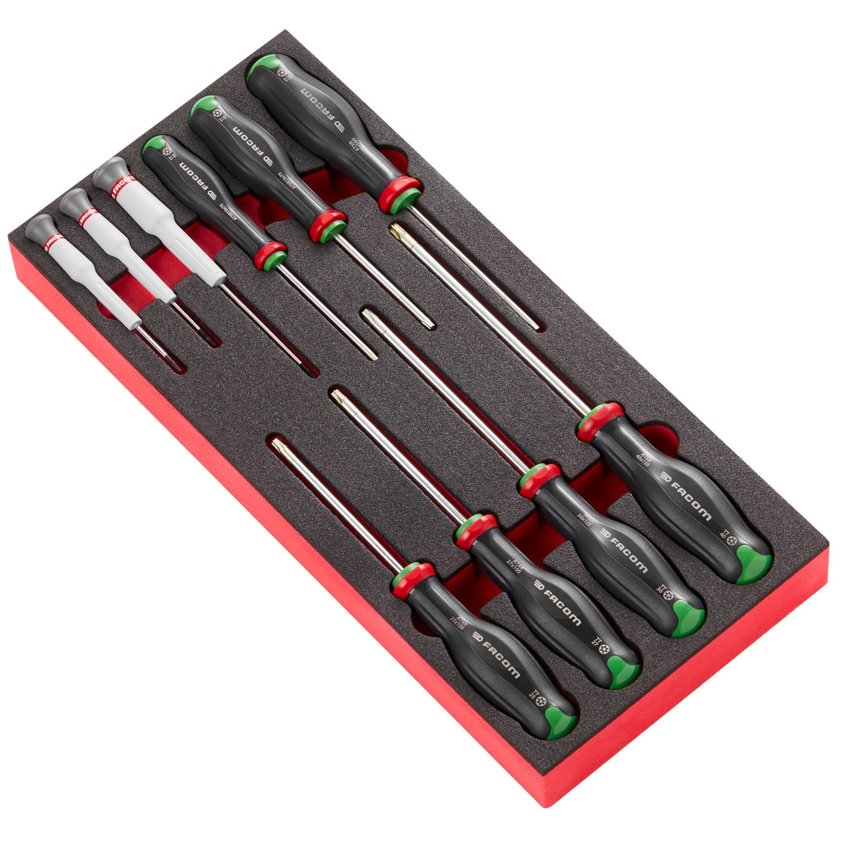 Schaumstoffmodul - 10 PROTWIST® Schraubendreher (Philips®, Pozidriv®), SB-Verpackung