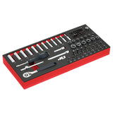 MODM.RL151-66 - START Schaumstoffmodul mit 1/4" Steckschlüssel, 66-tlg.