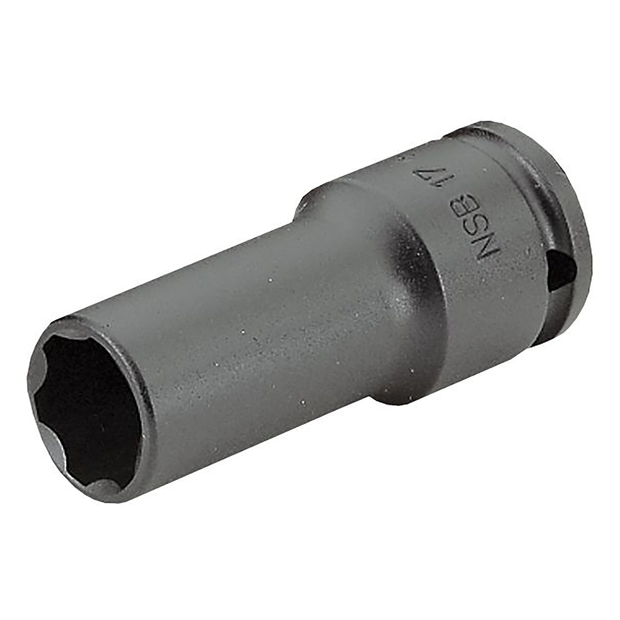 NSB - Lange Impact-6-Kant-Steckschlüssel 1/2", dünnwandig, metrisch