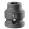 [NSS.10A] Metrischer 6-Punkt Stubby Impact Steckschlüssel 10mm