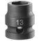 [NSS.13A] Metrischer 6-Punkt Stubby Impact Steckschlüssel 13mm