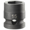 [NSS.15A] Metrischer 6-Punkt Stubby Impact Steckschlüssel 15mm