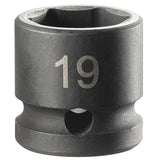 Metrischer 6-Punkt Stubby Impact Steckschlüssel 19mm