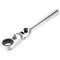 [R.180HX] Ultrakompakte 1/4" Umschaltknarre mit 180°-Gelenkkopf für 1/4" Steckschlüssel, Serie HX