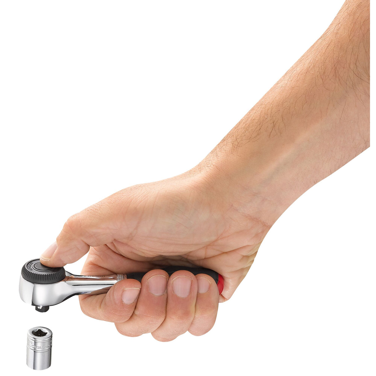 R.360 - 1/4" Umschaltknarre mit schnellem Drehgriff