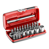 Steckschlüssel-Set 1/4", 23-tlg.