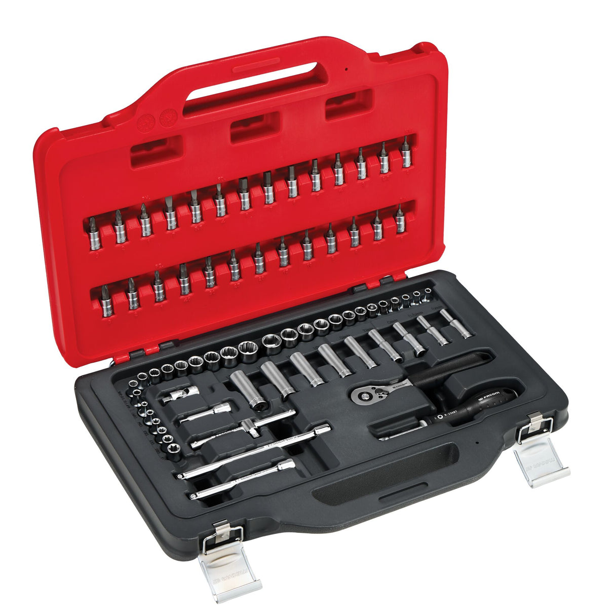 Coffret cliquet-douilles 1/4" Twin Box - 72 pièces