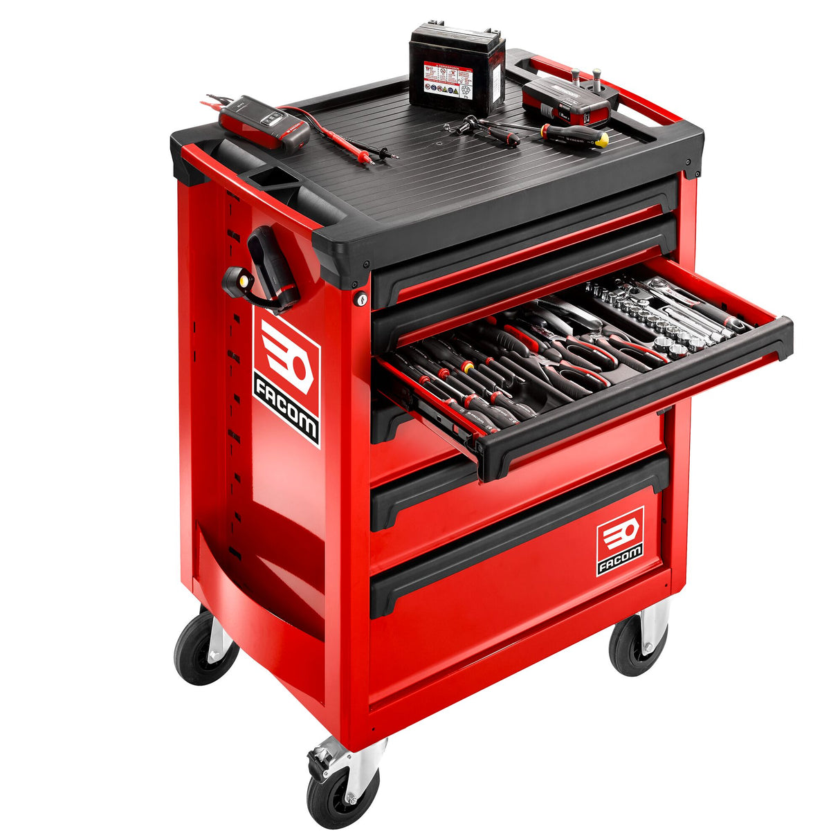 ROLL.6M3A - ROLL Werkstattwagen mit 6 Schubladen, passend für 3 Module pro Schublade
