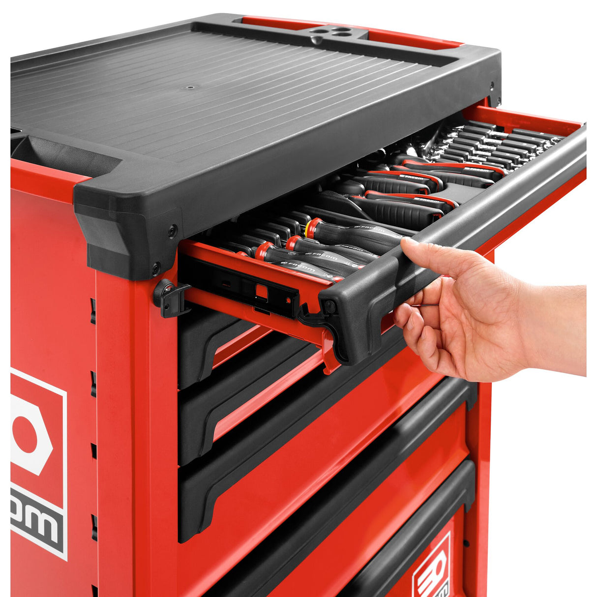 ROLL.6M3A - ROLL Werkstattwagen mit 6 Schubladen, passend für 3 Module pro Schublade