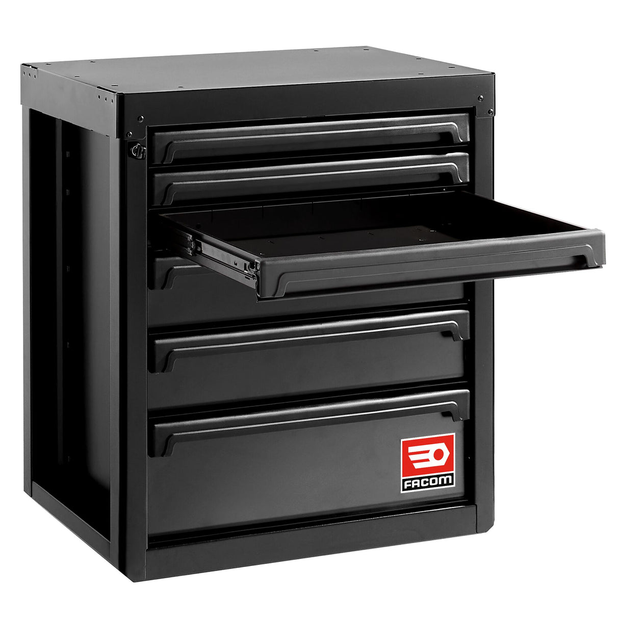 ROLL Werkstattsystem RWS2.0 - Unterschrank mit 6 Schubladen, schwarz