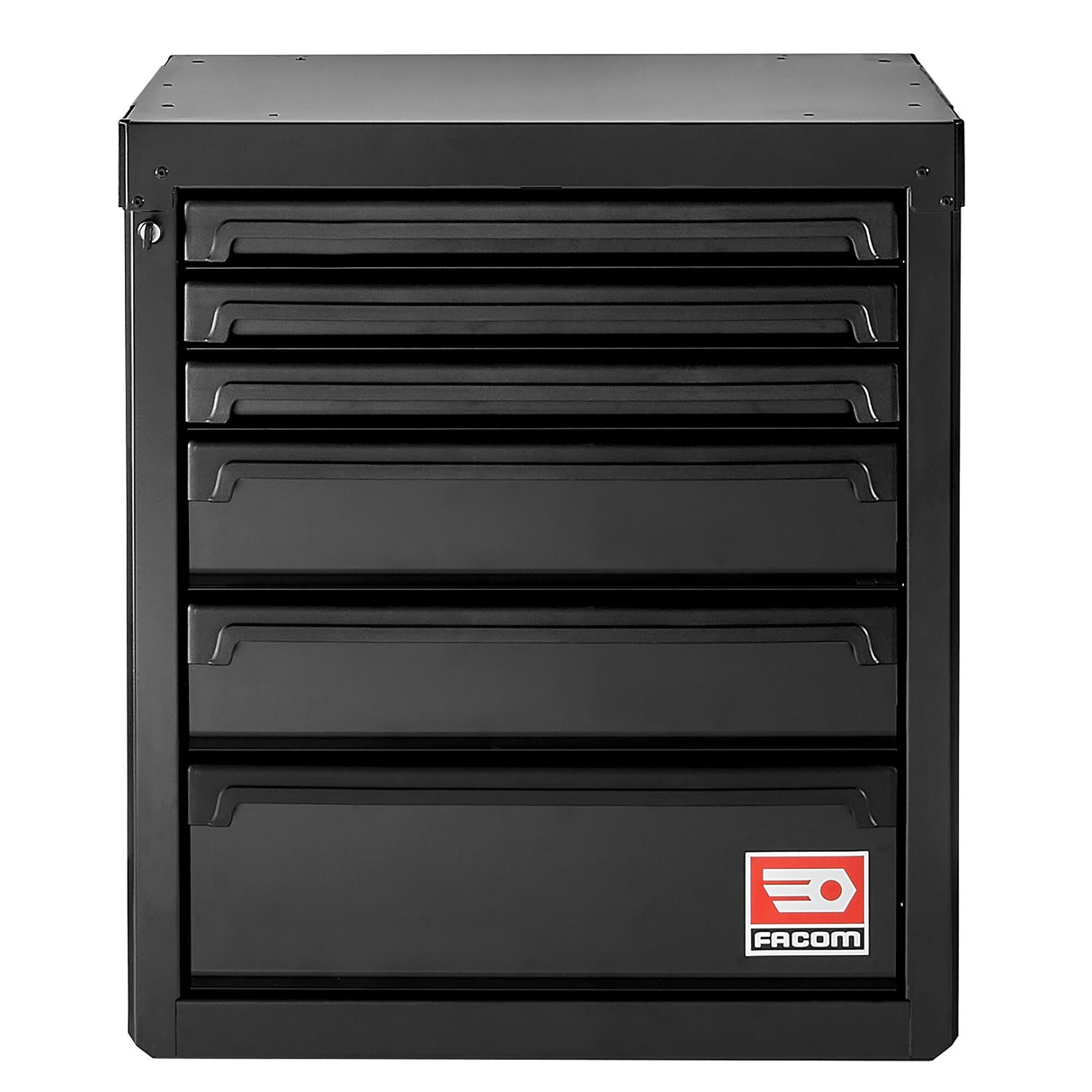 ROLL Werkstattsystem RWS2.0 - Unterschrank mit 6 Schubladen, schwarz