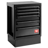 ROLL Werkstattsystem RWS2.0 - Unterschrank mit 6 Schubladen, schwarz