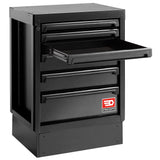 ROLL Werkstattsystem RWS2.0 - Unterschrank mit 6 Schubladen, schwarz