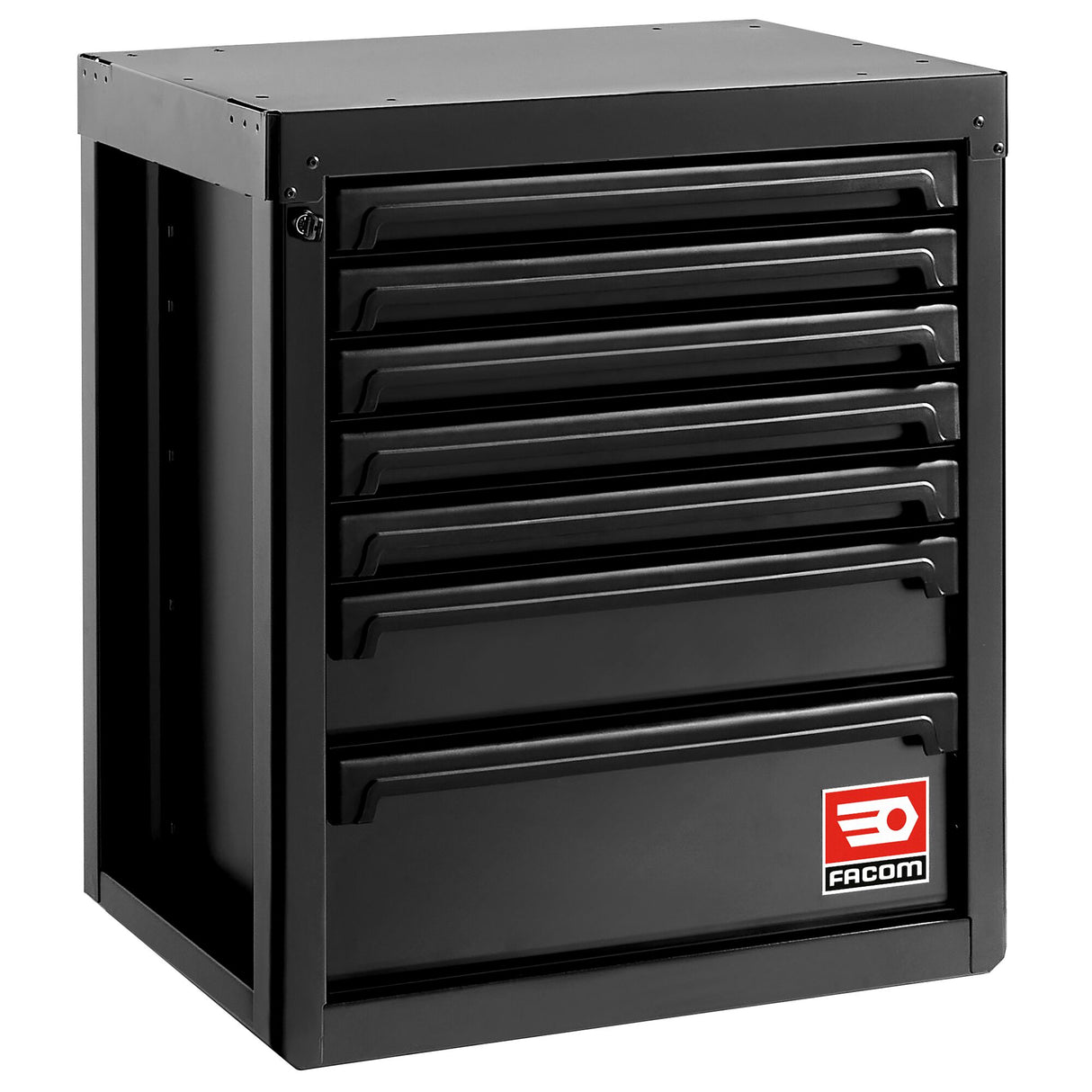ROLL Werkstattsystem RWS2.0 - Unterschrank mit 7 Schubladen, schwarz