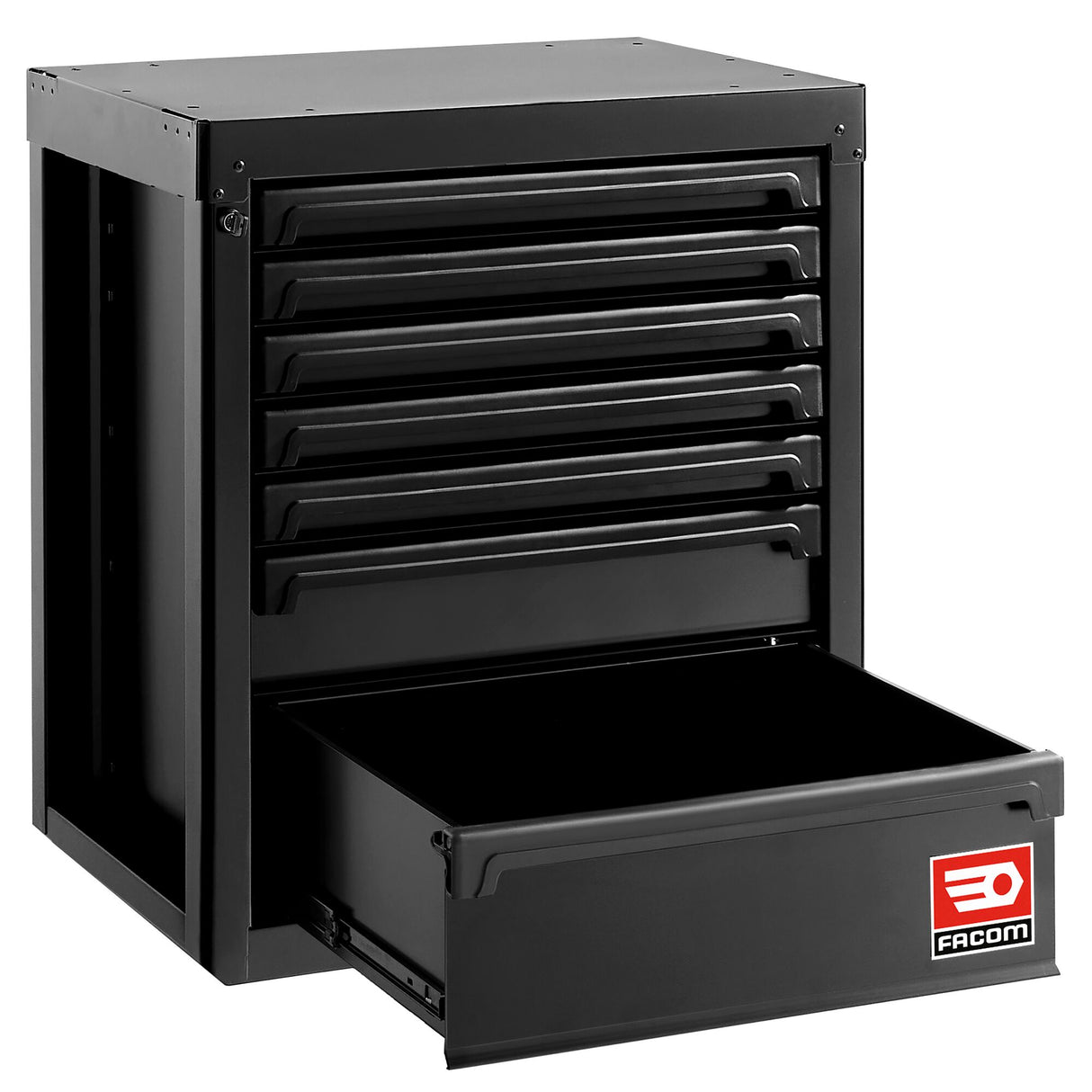 ROLL Werkstattsystem RWS2.0 - Unterschrank mit 7 Schubladen, schwarz